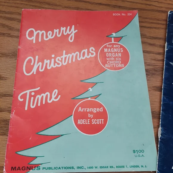 Vintage OrganMusic Books  Merry Christmas Time   Christmas Music For The Magnus - Picture 3 of 10